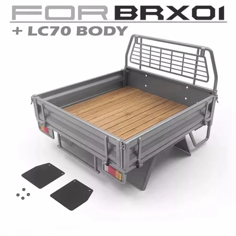 

1/10 R/C Toy Boom Racing BRX01 w/Killerbody Cruiser LC70 Hard Body Metal Tail Bucket RC Car Part