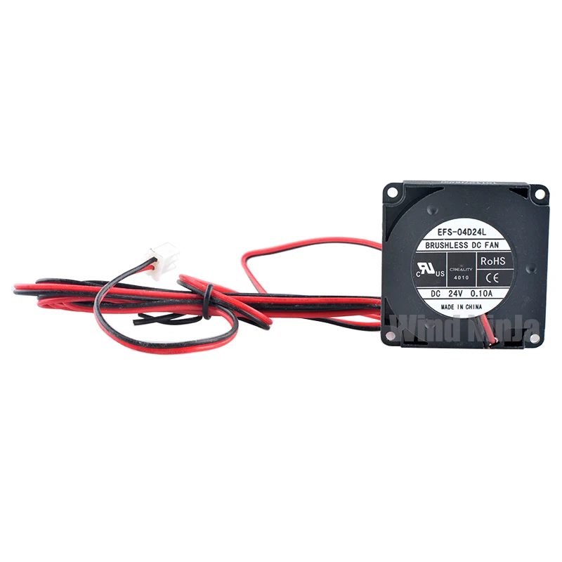 Ventilador de Refrigeração para Impressoras 3d Micro Ventilador Centrífugo 4cm 40 mm 40x40x10 mm Dc24v 0.10a Efs04d24l - Imagem 3