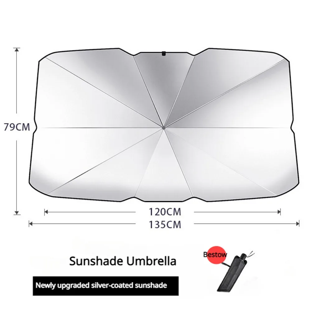Car Sun Shade Protector Parasol Auto Front Window Sunshade Covers Car Sun Protector Interior Windshield Protection Accessories