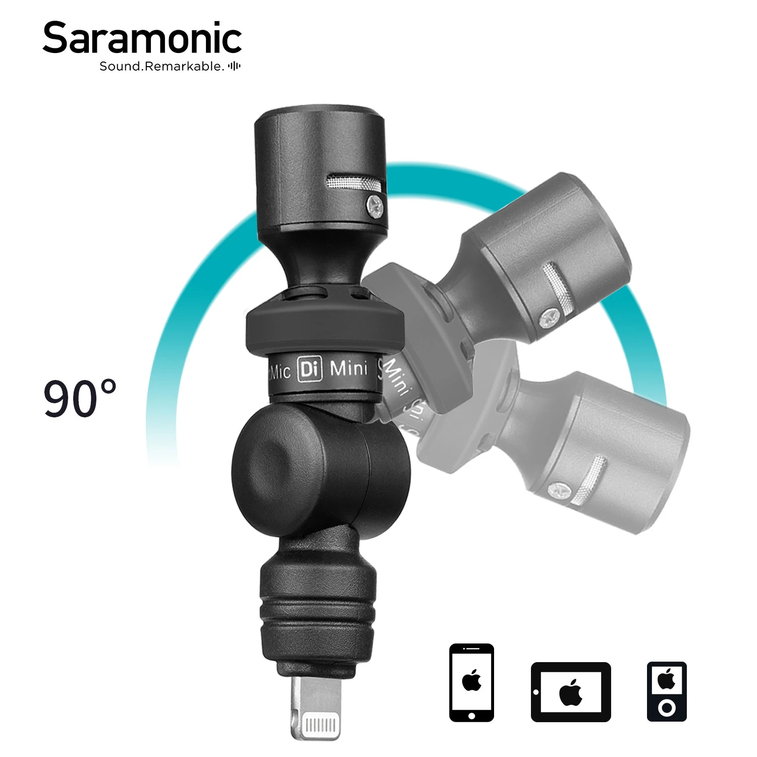 Saramonic SmartMic Di Mini Smartphone Microphone Professional Microphone for iOS devices with Lightning connector bluetooth microphone