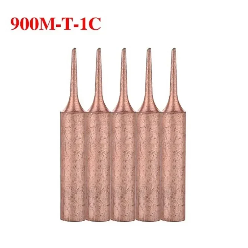 Soldering Iron Tip Copper Leadfree Weding Head 5pcs For Electric Welding Equipment