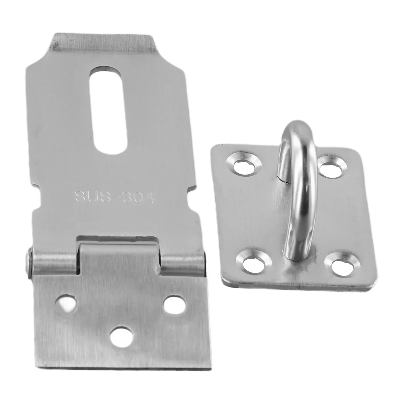 Door Locks Hasp Latch Stainless Steel Safety Padlock Clasp