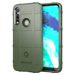 Enhanced Soft Shield Silicone Armor Case - Heavy-Duty Matte Rubber Back Cover for Moto G Fast (Army green)