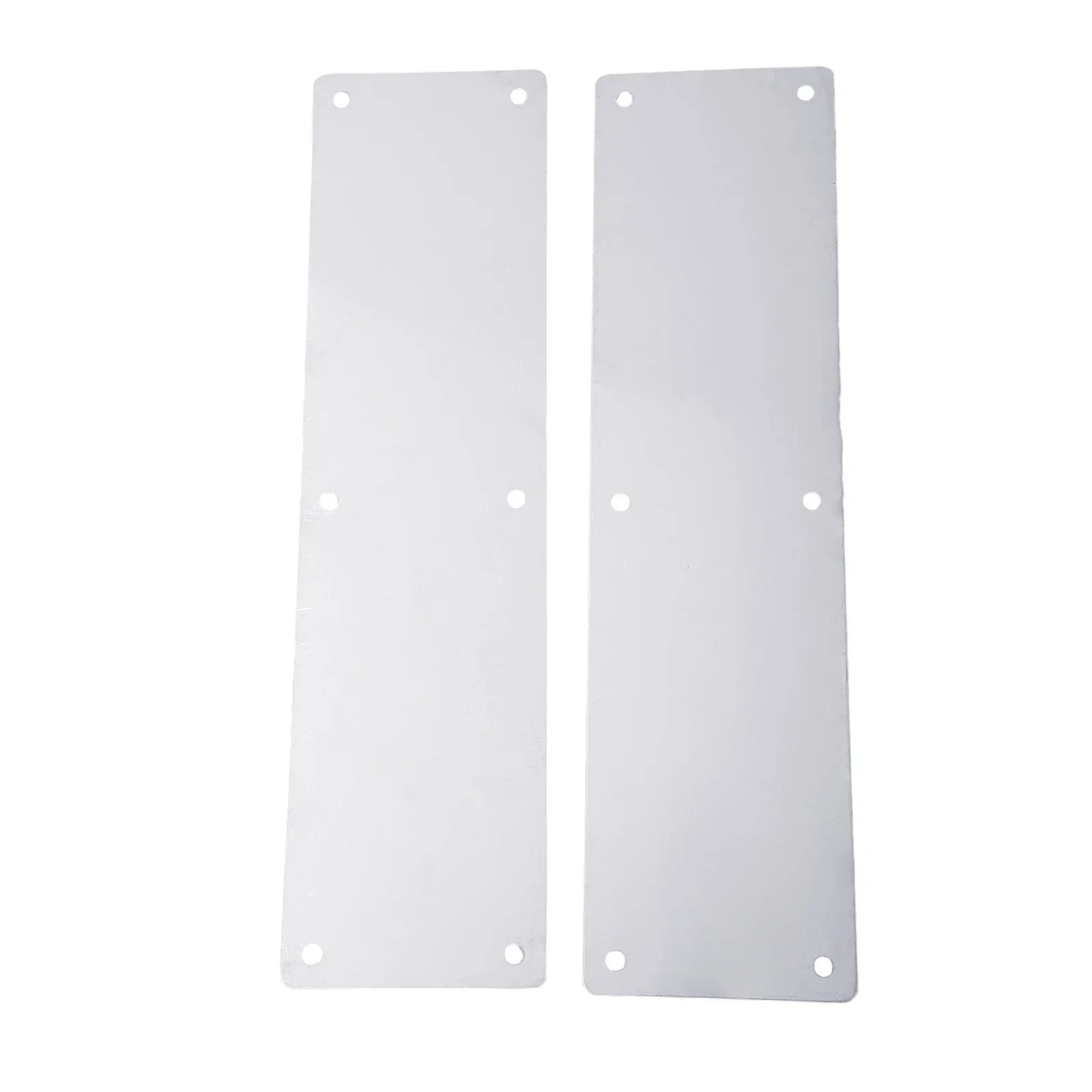 2pcs Stainless Steel Door Kick Plates For Interior Exterior Front Back Doors Deterring Forced Entry Attempts Home Improvement