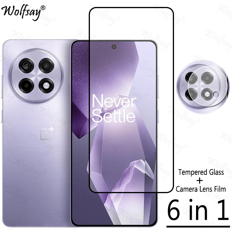 Premium Full Cover Tempered Glass Screen & Camera Protector Duo