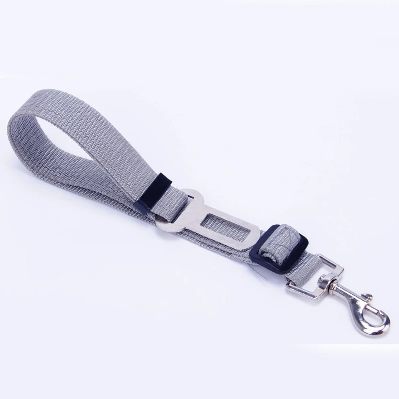 Pet Dog Cat Car Seat Belt Dog Accessories Adjustable Harness Lead Leash Small Medium Travel Clip Puppy Collar Leash Pet Supplies