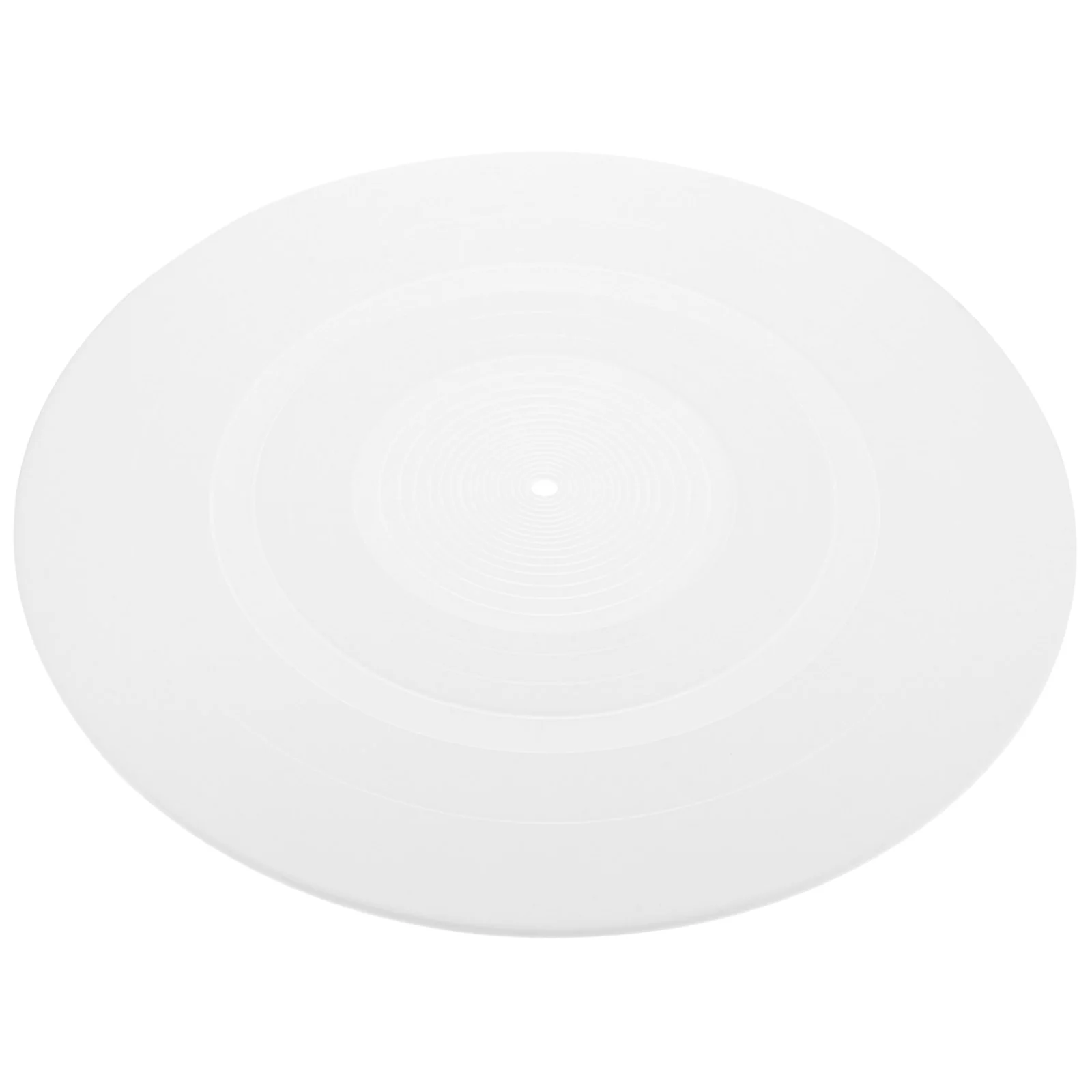 Vinyl Record Player Mat Recorder Slipmat Protective Silicone Acrylic Pad White Accessories