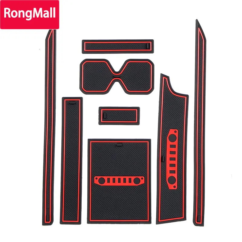 

Anti-Slip Gate Slot Mat For Suzuki Jimny 2019 - 2022 Interior Accessories Rubber Door Pad Cup Holders Non-slip mats