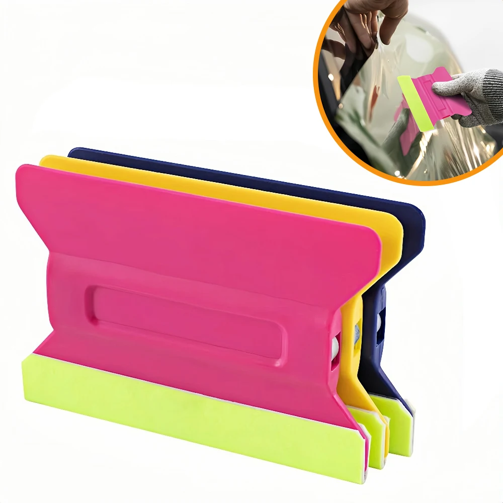 Window Tinting Tool Magnet Microfiber Felt Squeegee Car Wrap Tools Vinyl Film Scraper Scratch-free Applicator Auto Accessories car wrapping tools vinyl squeegee window tinting squeegee automotive film tools car film scraper window tint squeegee car vinyl scraper