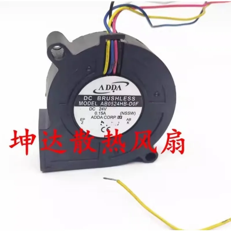 ADDA AB0524HB-D0F CPU 냉각 선풍기, PWM 송풍기 선풍기, 5cm 5015, 24V, 0.15A, 50x50x15mm, 신제품