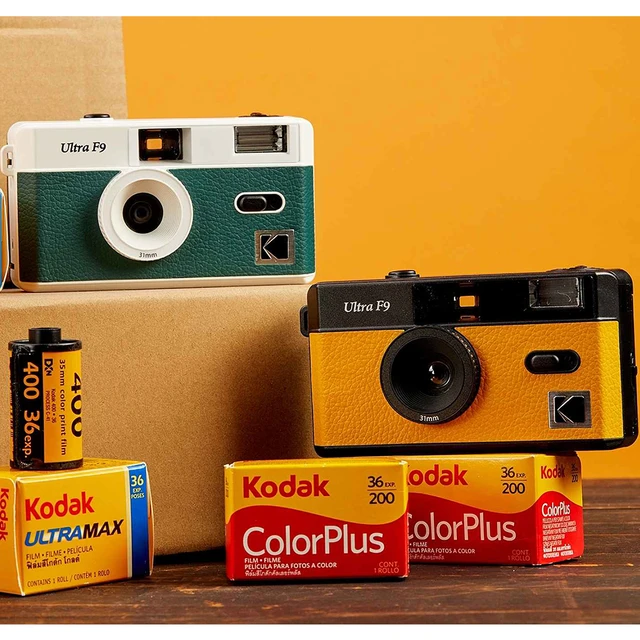 KODAK Vintage Retro Ultra F9 35mm Reusable Film Camera, Cloverbliss Co.