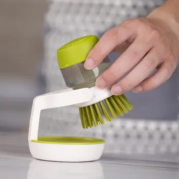 1-3 pezzi di cucina domestica portatile non colorante a olio spazzola per la pulizia dei piatti fluido idraulico automatico spazzola per lavare i piatti e pulire 1