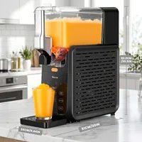 Machine à slush, grand récipient de 2,8 L, refroidissement rapide en 15 min, conservation au froid pendant 24 h, nettoyage automatique à un bouton, 5 programmes, sorbetière multifonctionnelle pour slush, milkshakes et cocktails 2