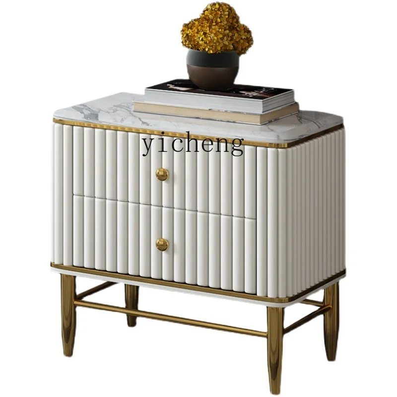 

YY Light Luxury Modern Minimalist Nordic American Small Apartment Marble Chest of Drawer
