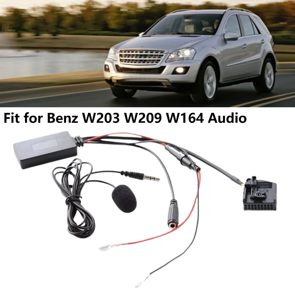 Bluetooth Audio Adapter Aux Cable For Mercedes-Benz W203 W209 W164 W163 R129-compatible Adapter AUX Cable