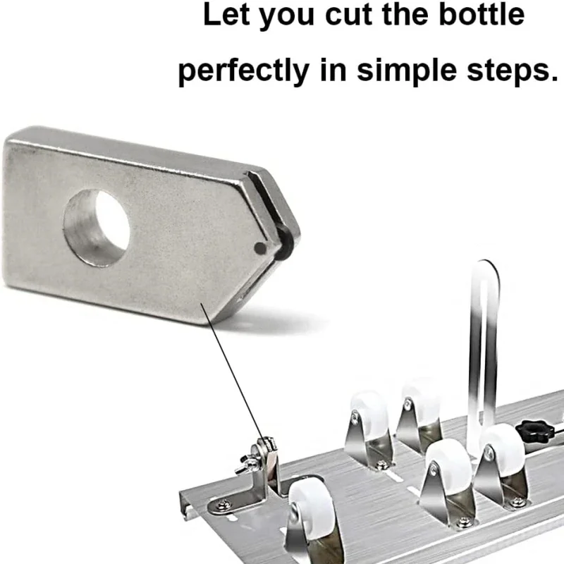 Glass Cutter 5Pcs Glass Bottle Cutter Blades Glass Tile Wine Bottle Diamond Cutting Head Practical DIY Crafts Hand Tool Construction Tools