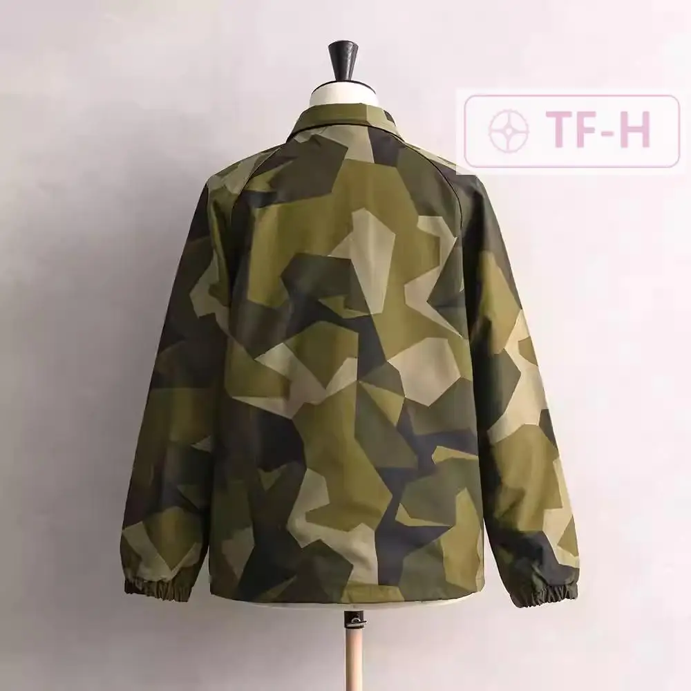 Polonia svedese M90 geometrica mimetica top tattico uomo primavera autunno giacca cappotto XS-XL - immagine 2