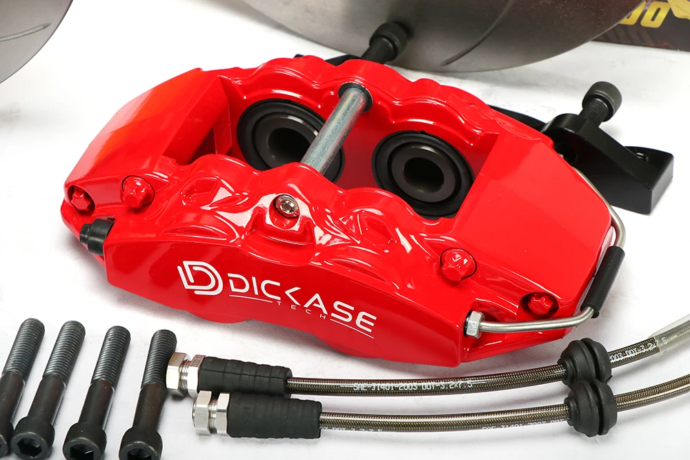 New design front 6 pot caliper with 362mm disc rear expanded rotor 355mm for Vw golf 7 Gti