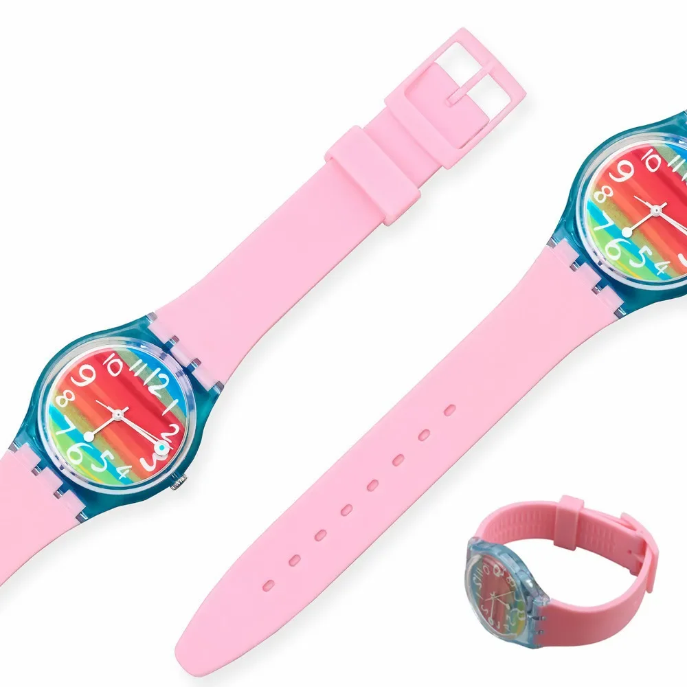 Sporty Silicone Strap: Colorful Rubber Band Bracelet