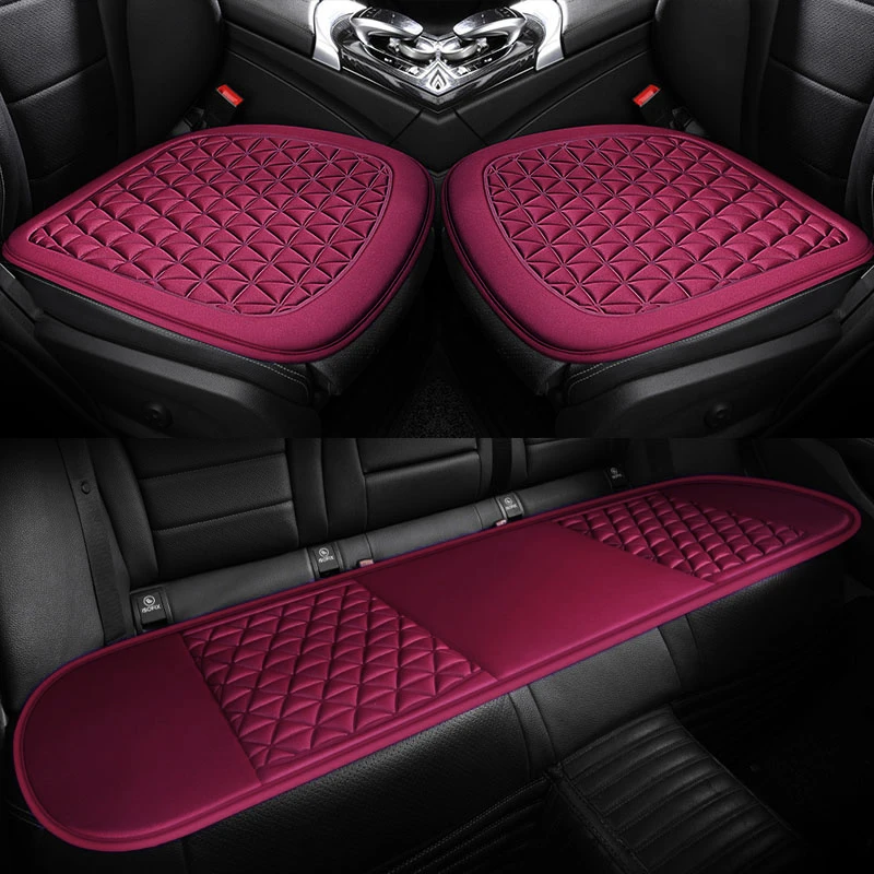 Einfache Auto Kissen Nicht-slip Abdeckung Sitzkissen Mann Auto Stuhl Sitz  Kissen Vollen Satz von Vorne/hinten sitz Kissen Universal Auto Matte -  AliExpress