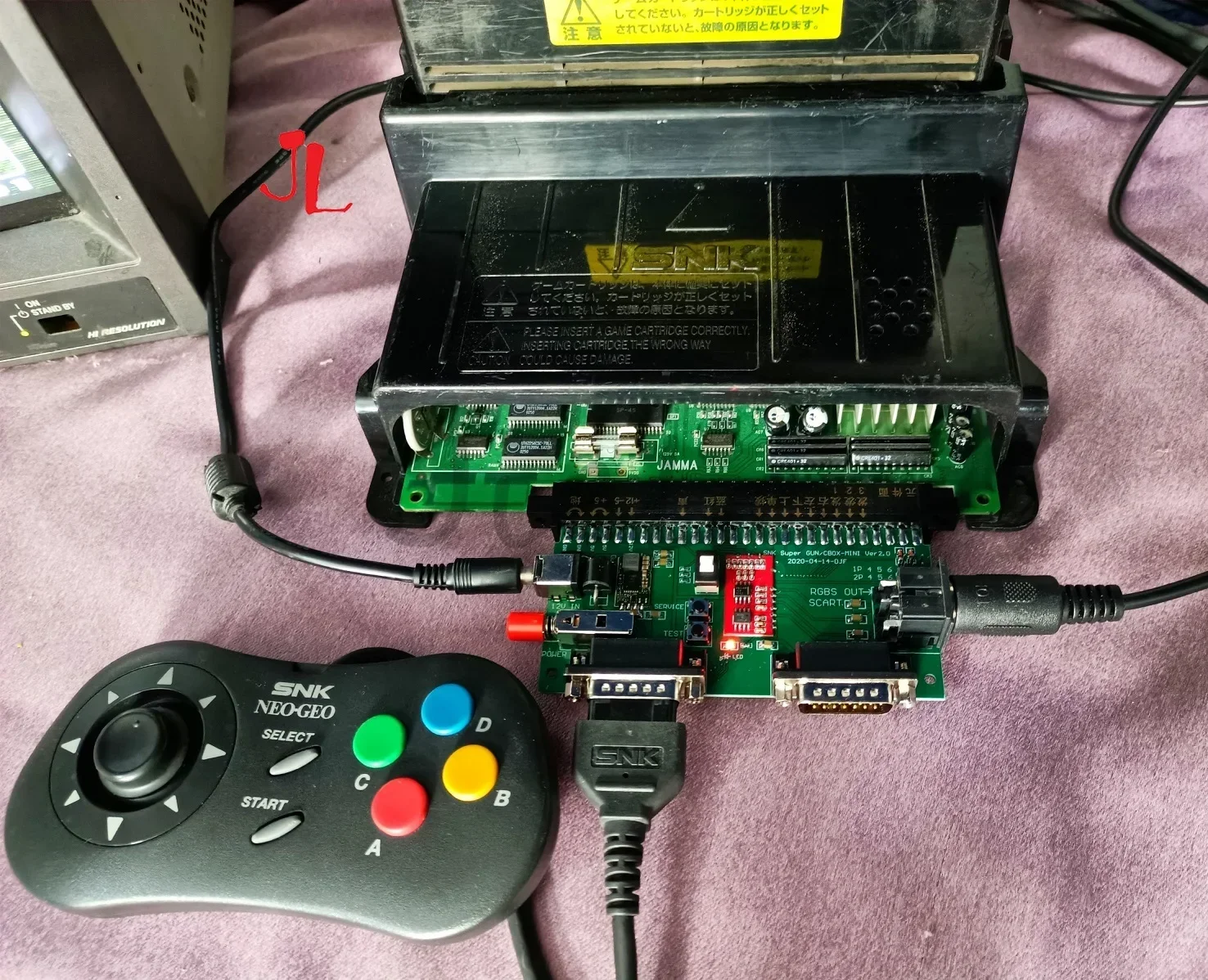 Scheda Di Conversione 12V Jamma A Db15 Gamepad Joypad Converter Per Supergun/Cbox Mini Snk Arcade Base Board Snk / Igs / Pandora Box