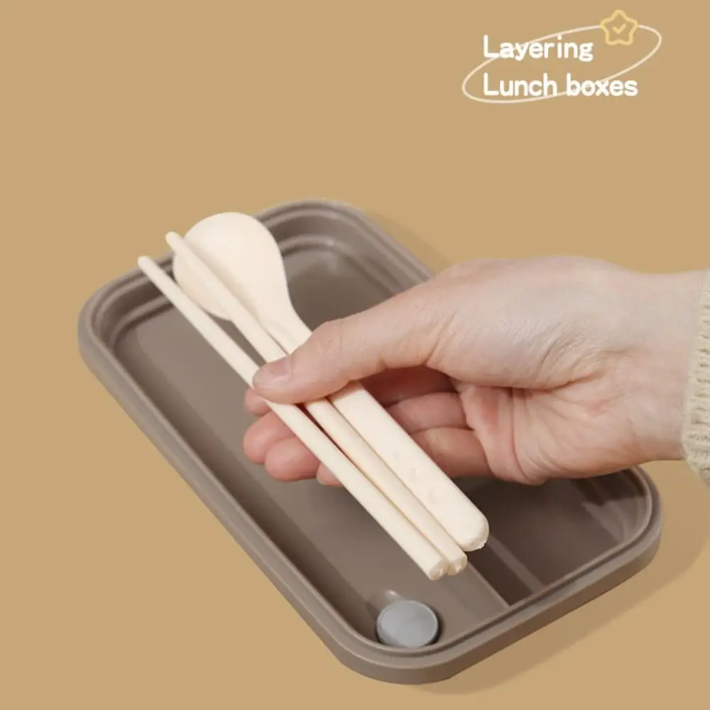 2/3 Layers Stainless Steel Lunch Box SUS304 Insulated Multi Layer Lunch Box Stackable Large Capacity