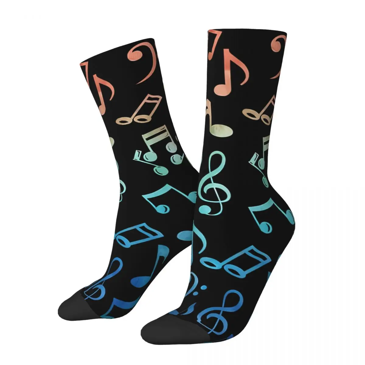 

Happy Men's Socks Watercolor Retro Hip Hop Casual Crew Sock Gift Pattern Printed