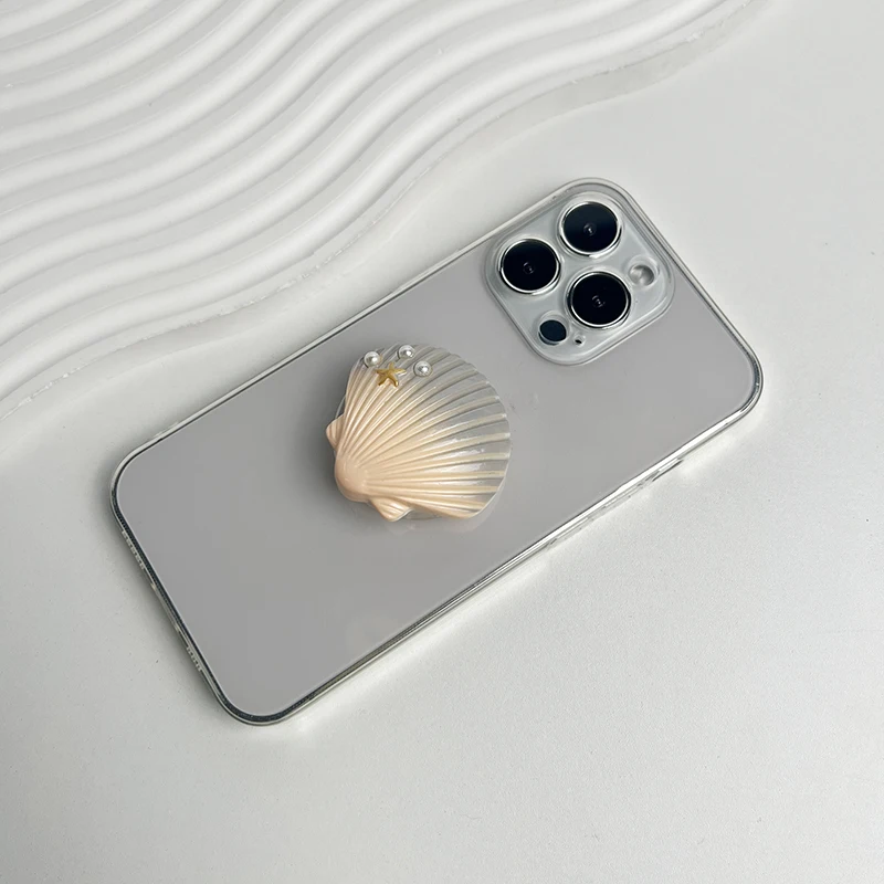 Ergonomic Foldable Resin Phone Stand and Grip Holder