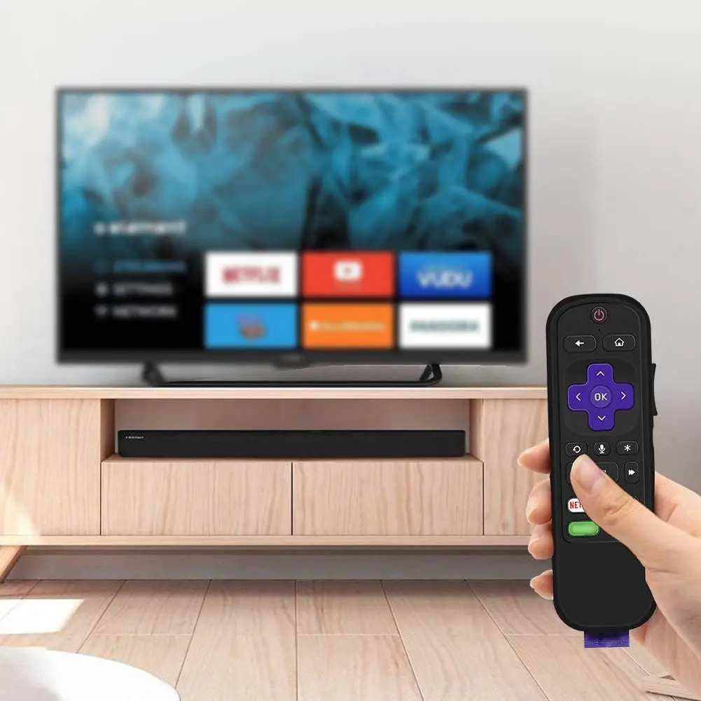Silicone Protective Case For Roku TV Series Remote Control