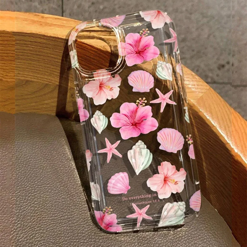 รูปสินค้า เคสโทรศัพท์ลายดอกไม้สไตล์วินเทจ
