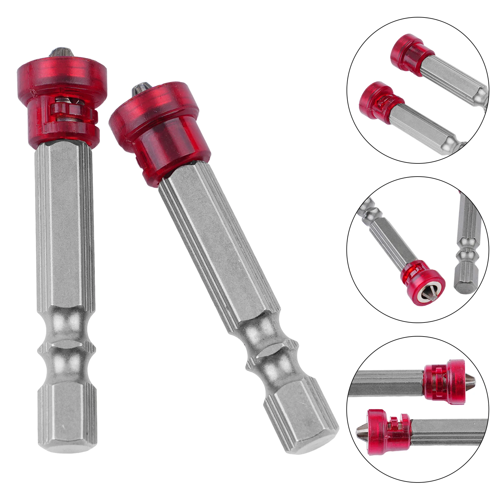 

Brand New Screwdriver Bit Magnetic Parts Replacement Set Single Head Tool Steel Universal 50mm Anti-Slip Durable
