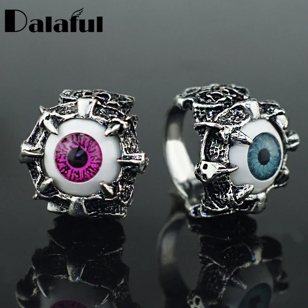 Unisex Women's Men's Punk Eyes Claw Biker Gothic Fashion Ring Size 8 9 10 11 J026 finger ring,animal ring