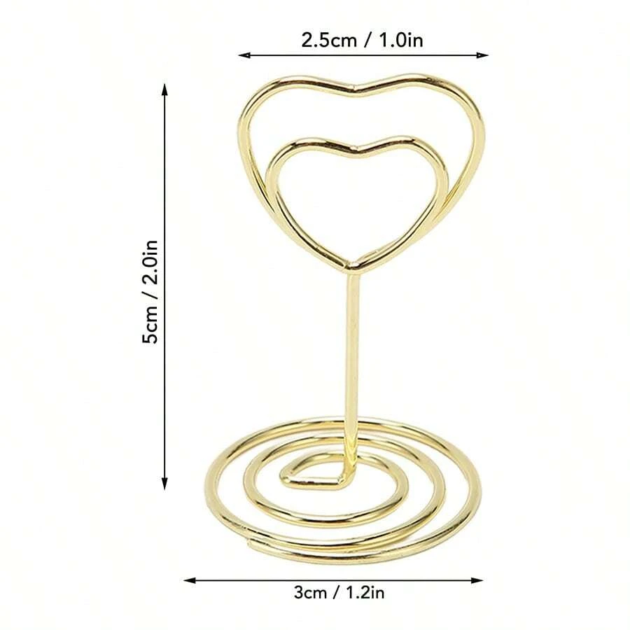 Heart Table Card Holders 2