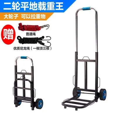 Hand Cart Push Car Heavy King Moving Cargo Trailer Húzza Az Árukat A Lépcsőn Kosáron - Image 5