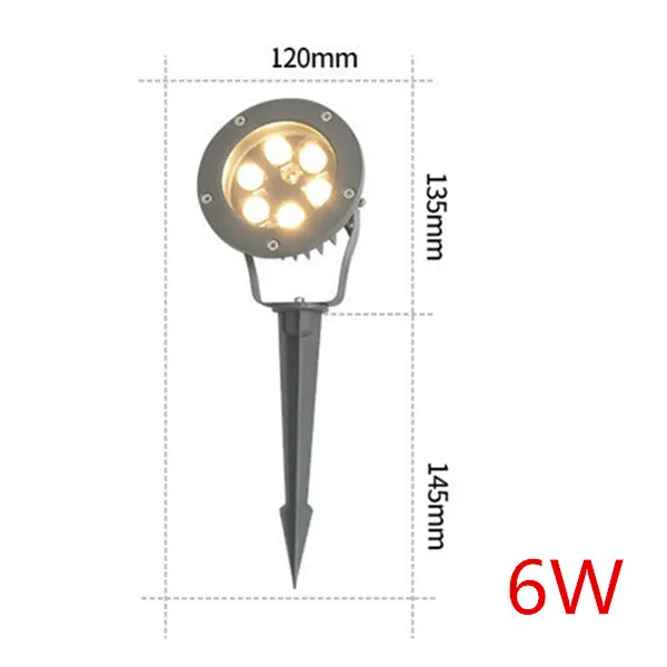 thumbnail image 1 of Lámpara de césped para patio de parque, iluminación de paisaje exterior, luz decorativa para el hogar, proyecto de plaza, árbol, planta, resplandor, 3 W, 6 W, 12 V, 220 V, 1 of 5