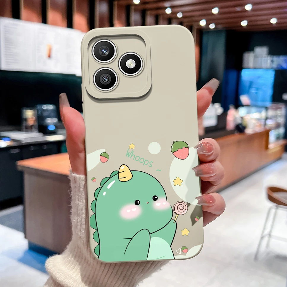 Line Love Print Shockproof Silicone Phone Case Cover