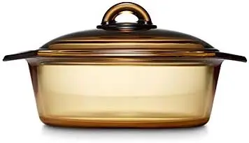 

Blooming Heat-resistant Glass Cooking Pot (2L) Amber Modern plates Green dishes Shell plate Restaurant plates Sauce dish