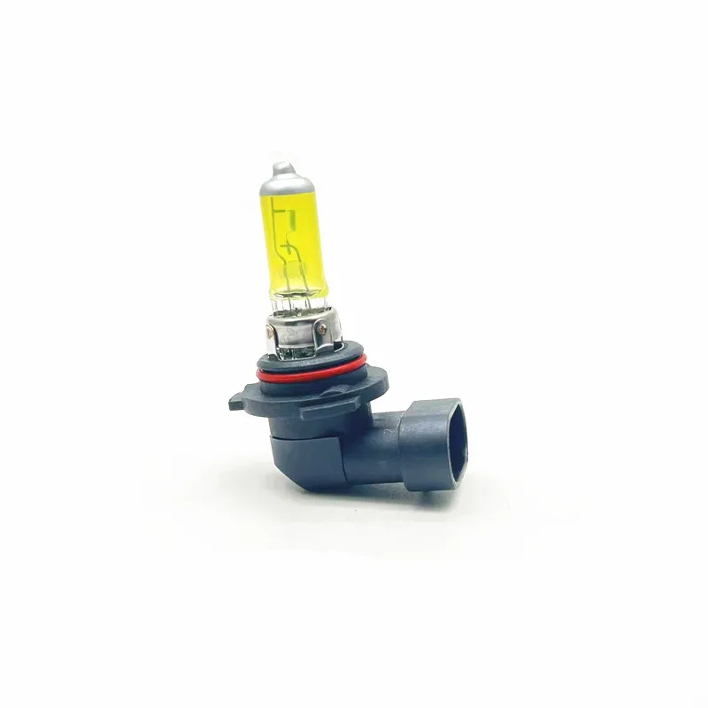 2개 9005 자동차 헤드라이트 12V65W 노란색 조명 3000k HB3 자동 안개등 할로겐 전구