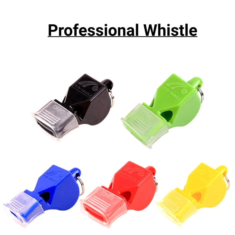 Professional Whistle Soccer Basketball Referee Whistle outdoor Sport High quality Sports Like Big Sound Whistle Seedless Plastic