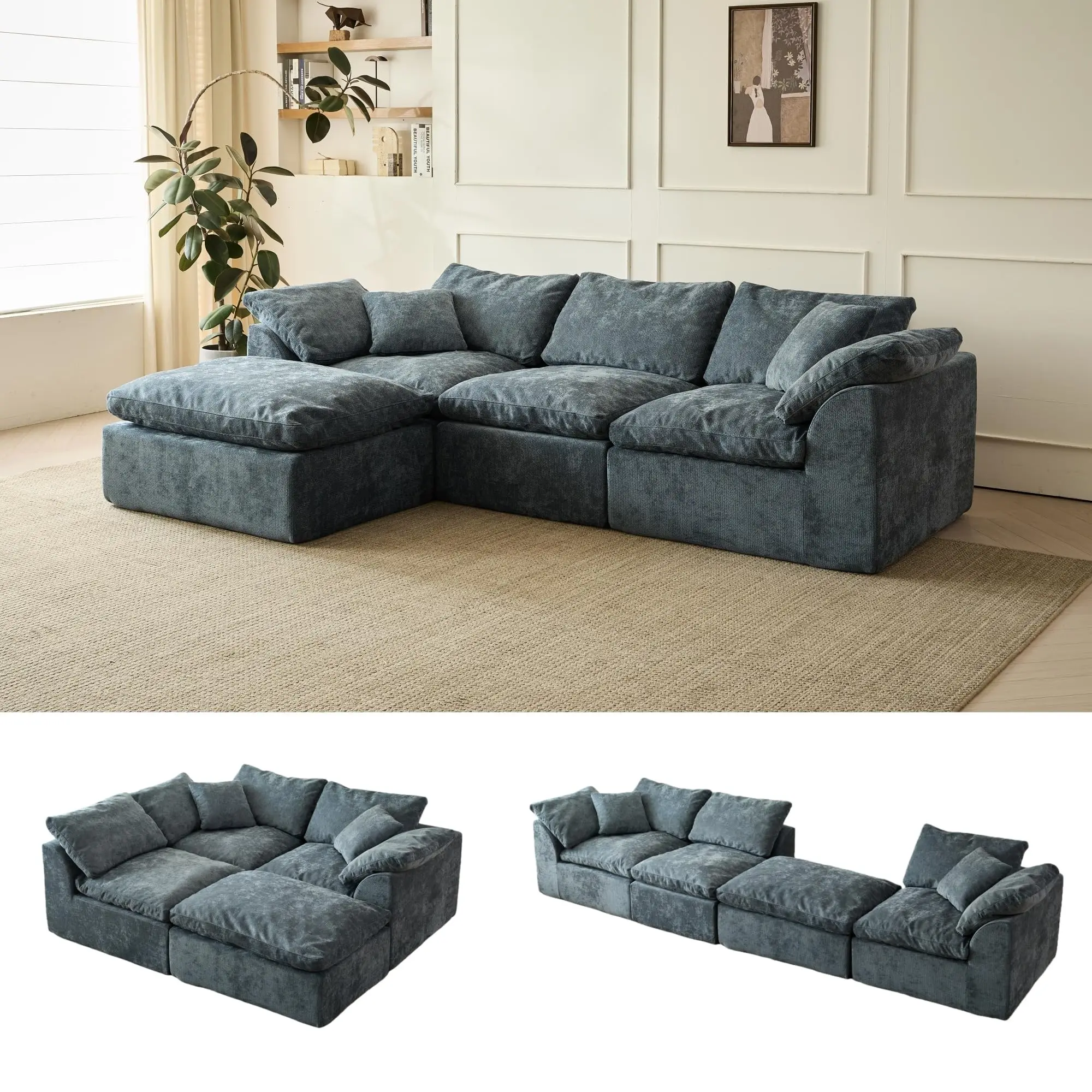 Cloud L Shaped Sofa 1