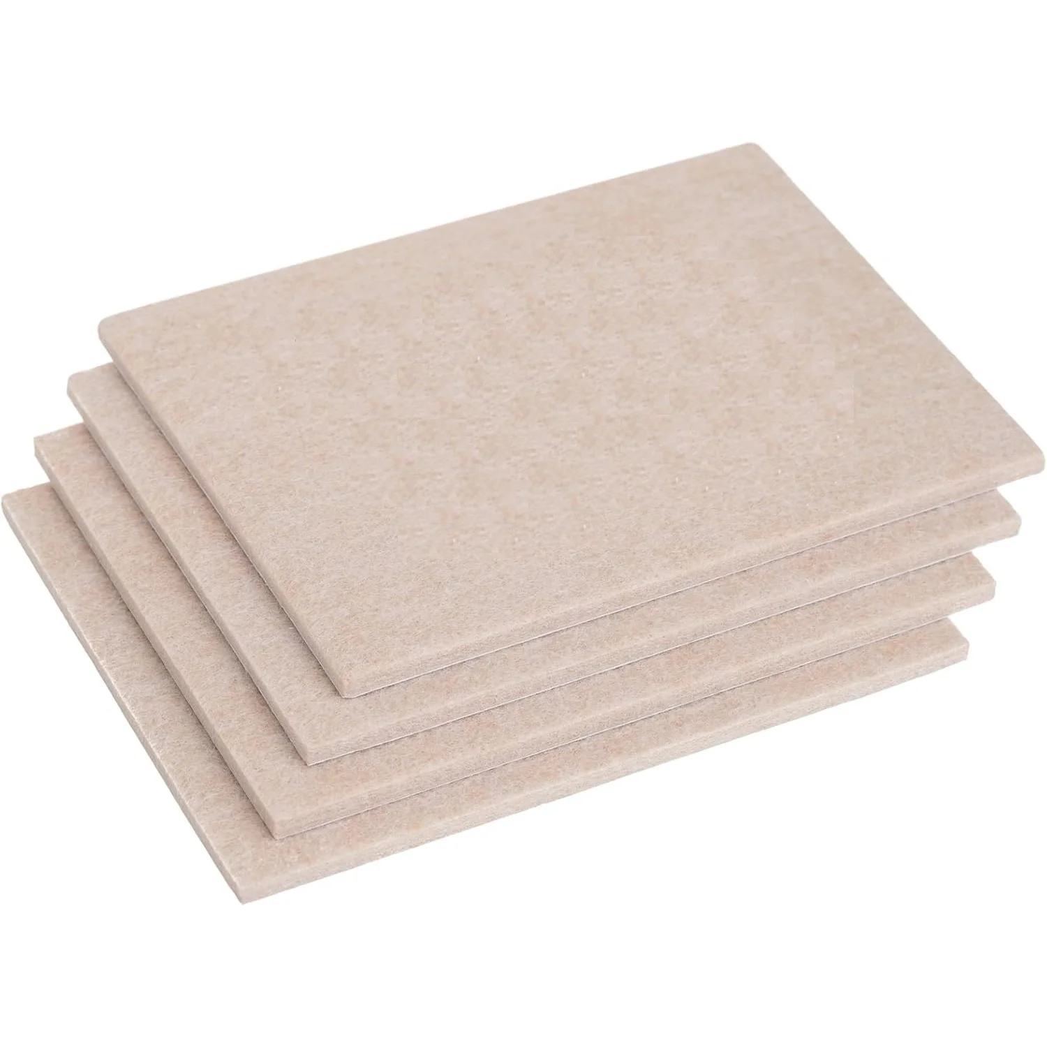 Premium Self-Adhesive Felt Furniture Pads - Set of 4, Customizable Anti-Scratch Floor Protectors