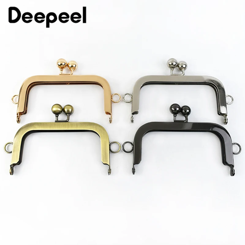 

1/2/5Pcs Deepeel 10.5cm Metal Bag Handle Kiss Clasp Purse Frame Handbag Wallet Sewing Brackets Bags DIY Hardware Accessories