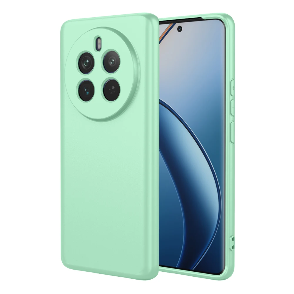 Flexibles flüssiges Silikon-TPU-Gehäuse für Realme 12 Pro Plus 12+ 5G Realme 11 4G Schutzhülle Fundas Coque Capa_voghion.com
