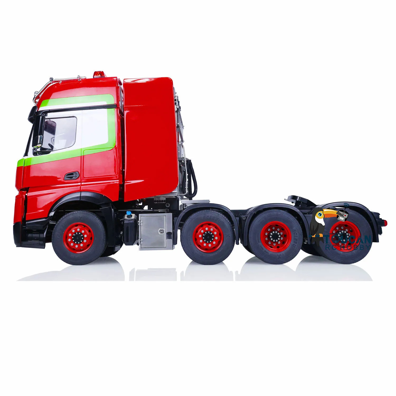 RTR LESU RC 1/14 Tractor Truck Metal Chassis 8*8 for DIY Cabin Car Model Lights Sounds Smoke Unit Assembled Toys Gifts THZH1509 4