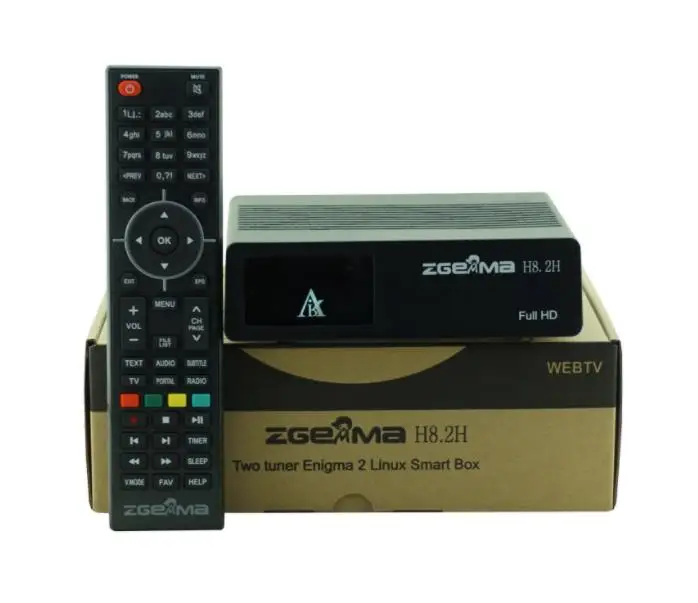 Versatile Zgemma H8.2h Satellite TV Receiver - 512MB Nand Flash