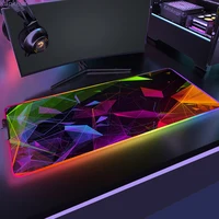RGB Hexagonal Mouse Pad 900x350 LED Gaming Anime Geometric Luminous Anti-skid Computer Offices Cool Mousepad Desk Mat Laptop Rug - Image 2
