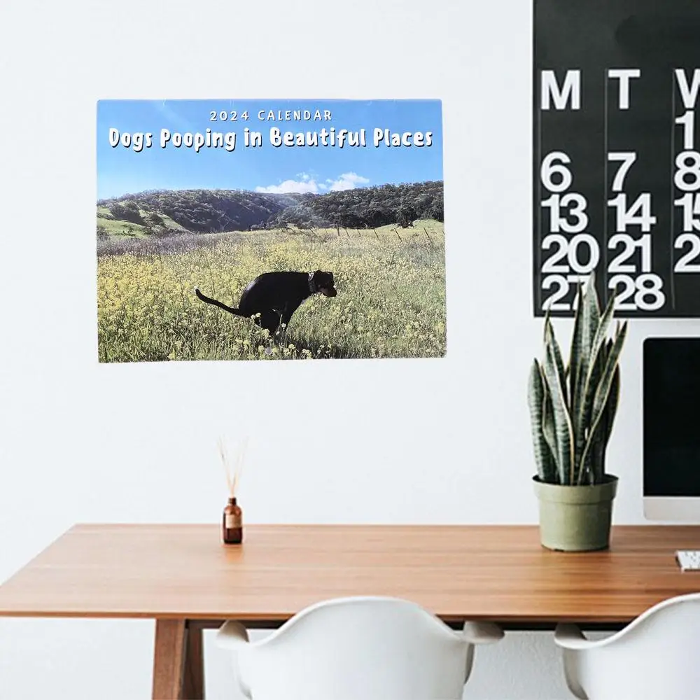 

Funny Dog Poop Calendar Creative Cute Simplicity 2024 Calendar Weekly Schedule Paper Wall Calendar Anniversaries