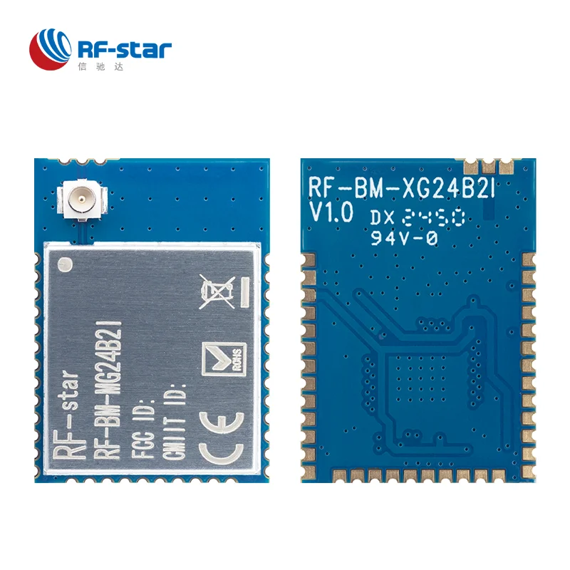 EFR32MG24 IoT Wireless Multiprotocol Module 19.5 dBm 1.5 MB Flash BluetoothLE 5.3 2.4 GHz Transceiver Low Power RF-BM-MG24B2I zigbee bluetooth module