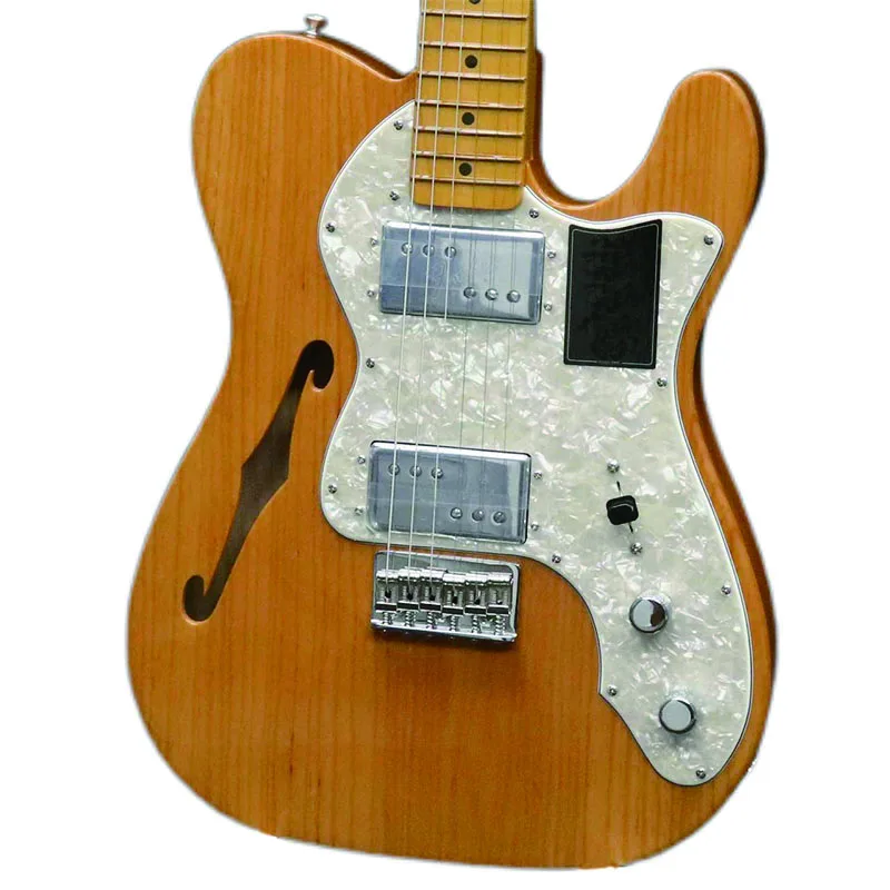 Фото Винтажная II 1972 электрическая гитара Tele Thinline Maple Fingerboard для пожилых людей №3