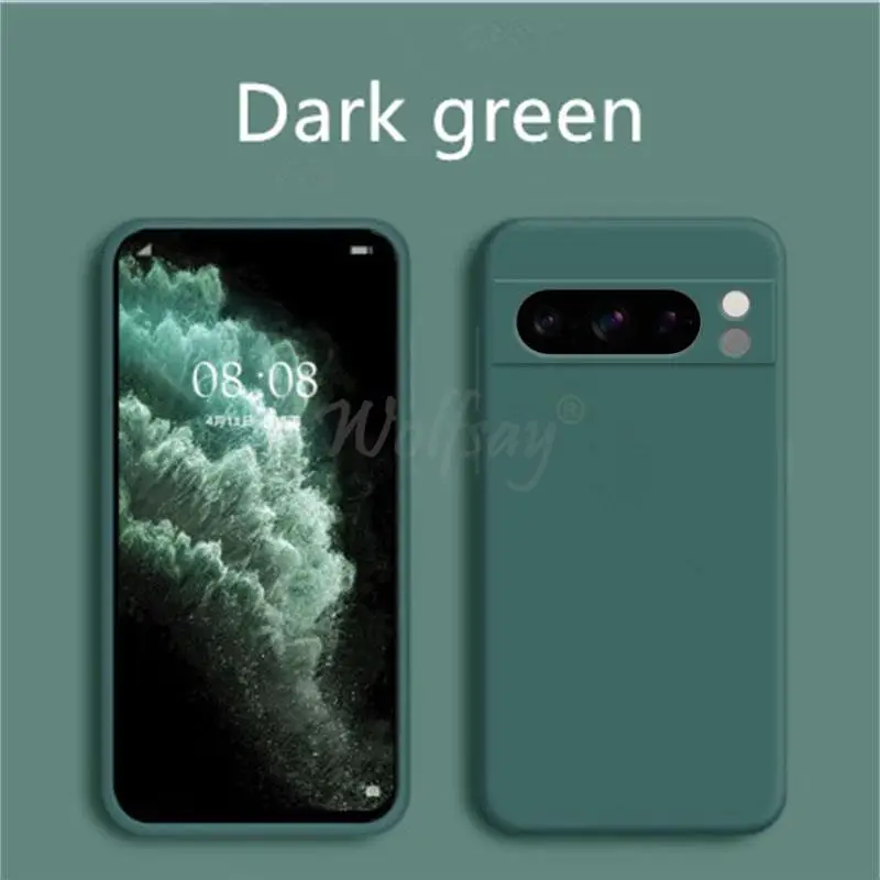 thumbnail image 1 of For Google Pixel 8 Pro Case Liquid Silicone Rubber Protector TPU Case Google Pixel 8 Pro 7A 7 6A 6 Pro Cover Pixel 8 Pro Case, 1 of 5